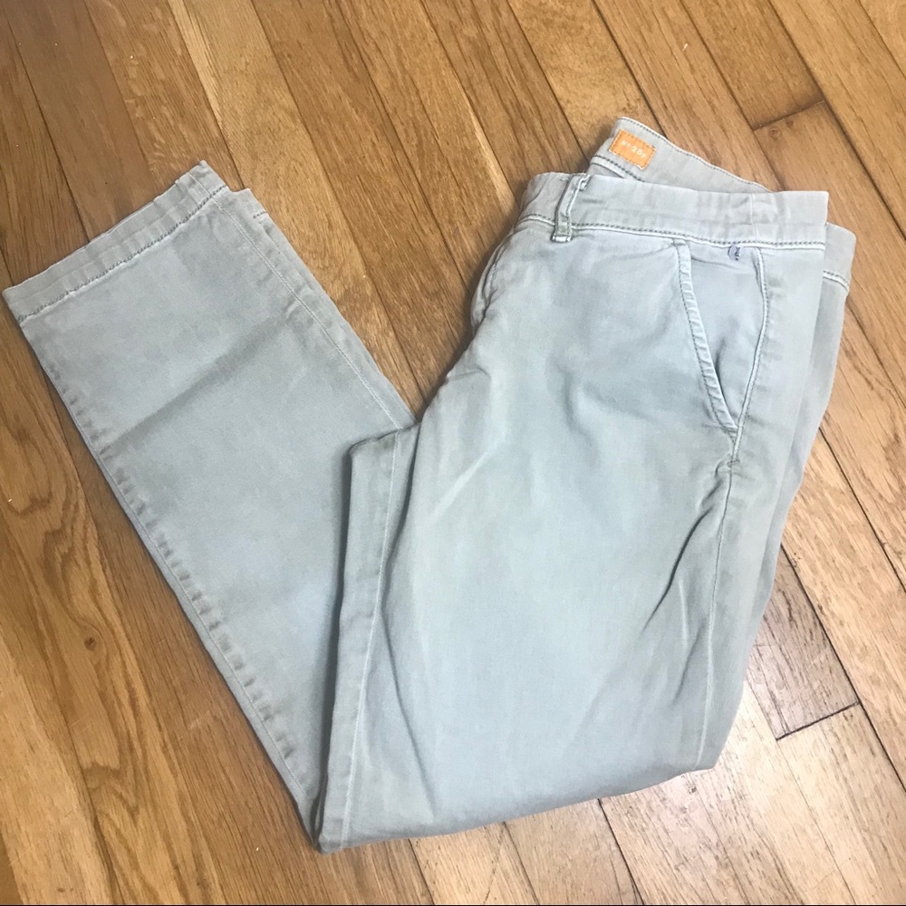 Pilcro and the letterpress light green pants